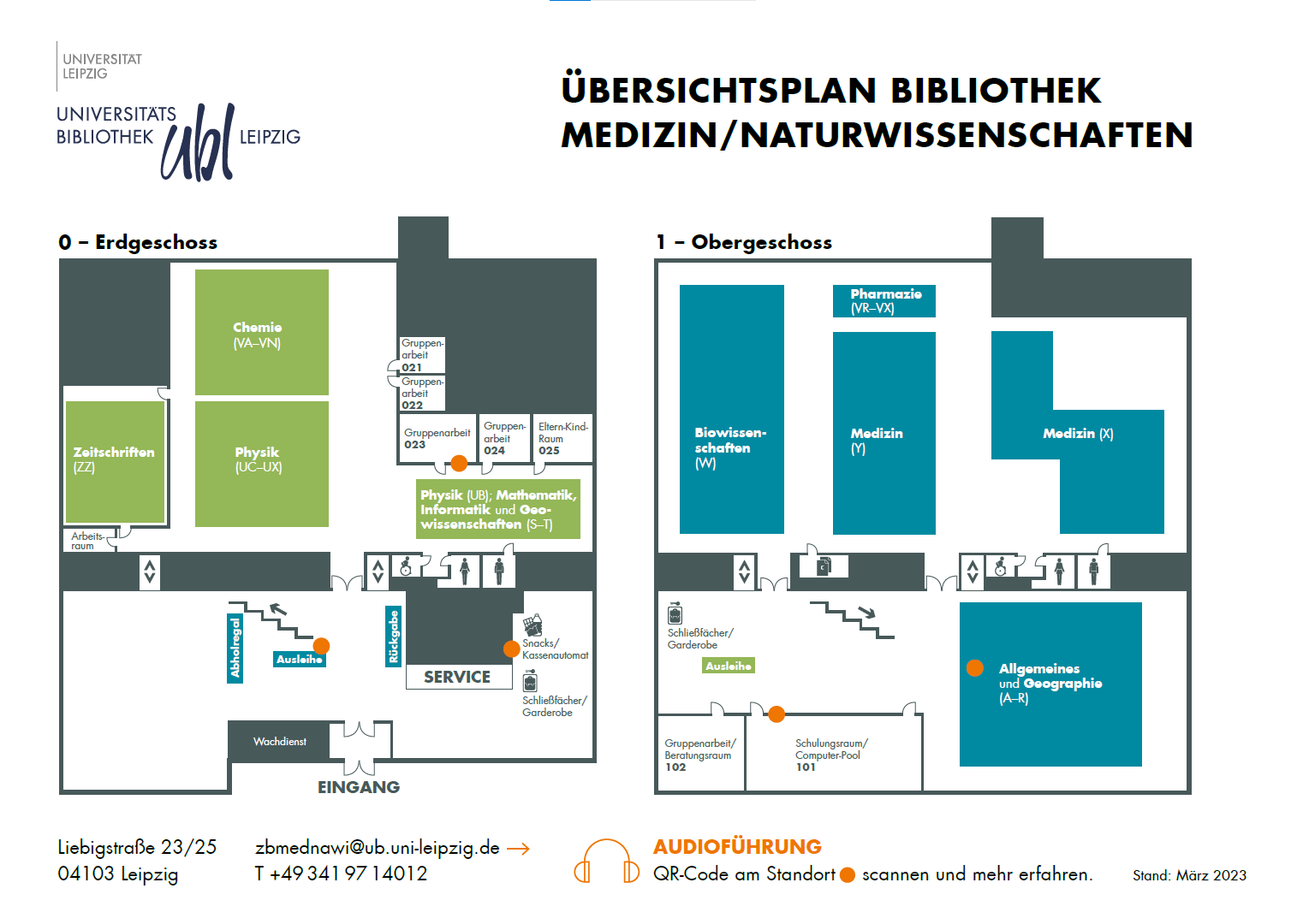 Click here and open PDF: Orientation/Desks Medicine and Sciences Library (03/2023)