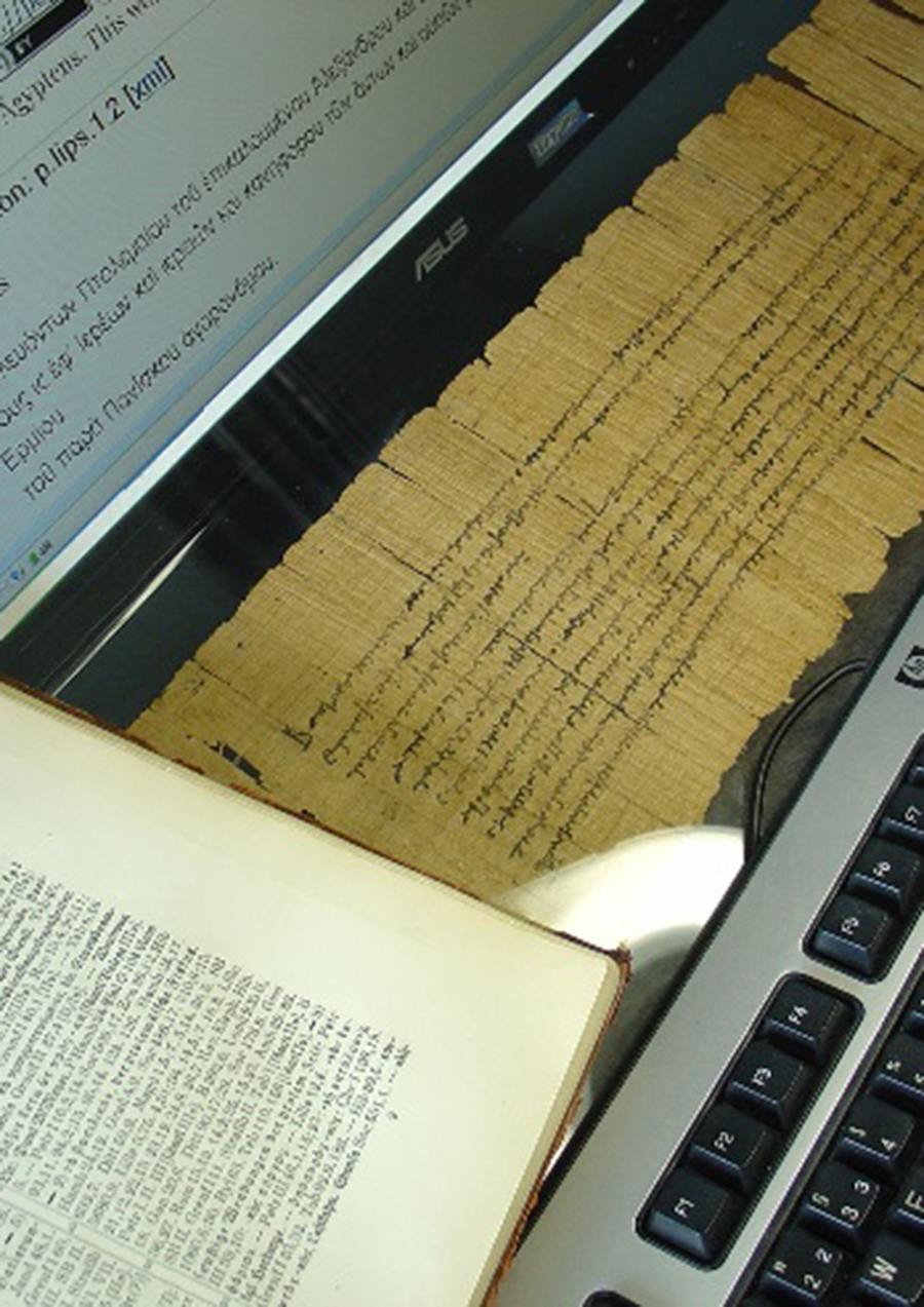 Kurs 2014: Papyrus-Untersuchung