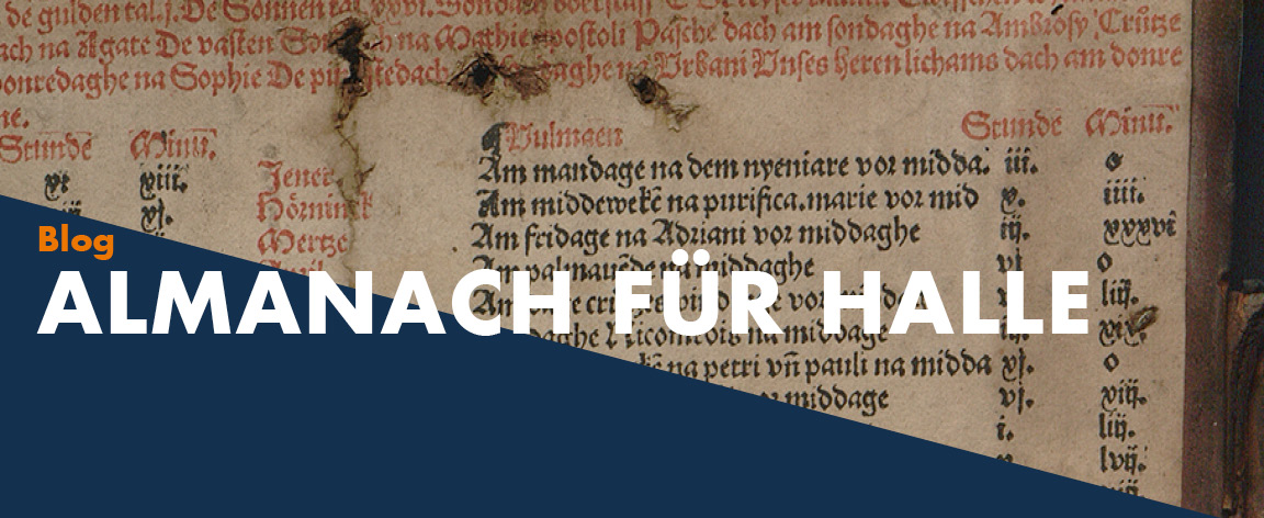Blogbeitrag Ein Almanach für Halle
