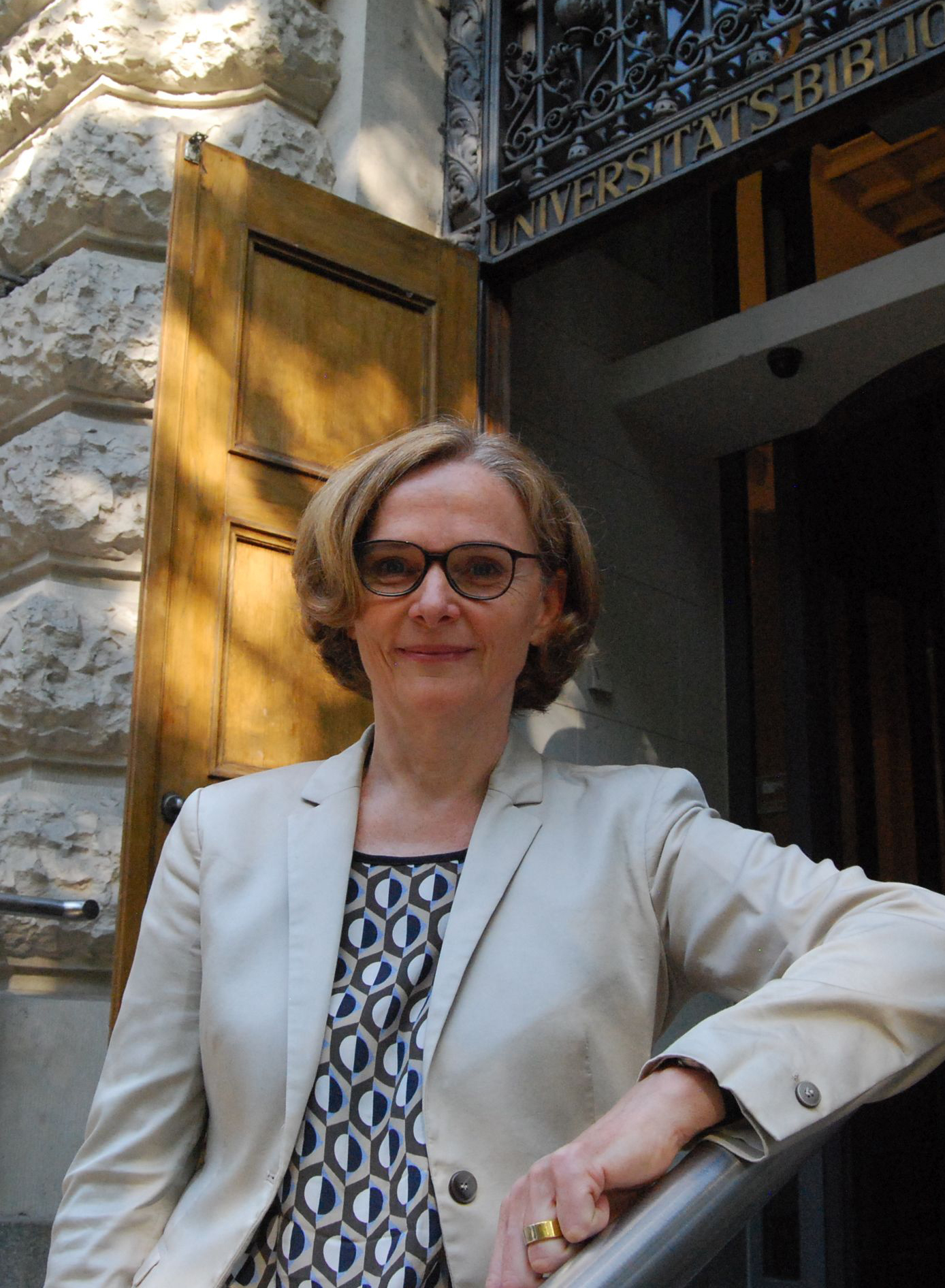 Die zukünftige Direktorin der Universitätsbibliothek Leipzig, Dr. Anne Lipp. Foto: Birgit Pfeiffer