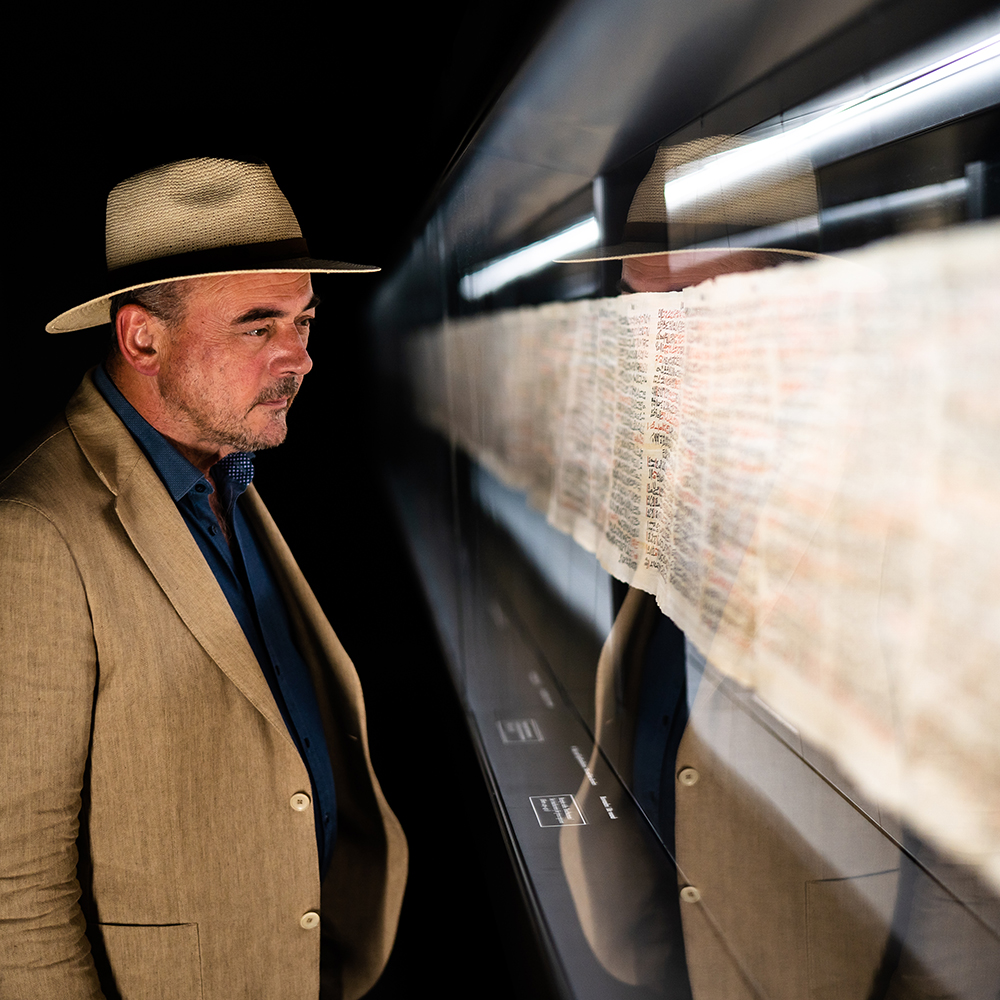Georg Ebers vor Replik (Foto: André Straub/MDR)