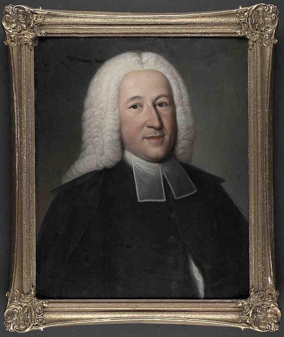 Abb. 3 – Christian Gottlieb Jöcher 1745 (im Alter von 51 Jahren); Kunstsammlung der Universität; Öl auf Kupfer, Maler: Elias Gottlob Haussmann (1695–1774)