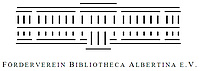 Logo des Fördervereins Bibliotheca Albertina e. V.