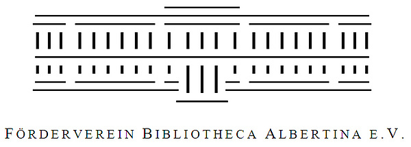 Logo des Fördervereins Bibliotheca Albertina e. V.